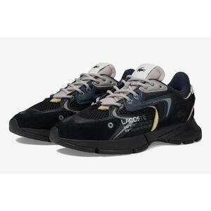 NEW LACOSTE L003 NEO 123 1 SMA Men's Sneakers Size 10 Navy/ Black